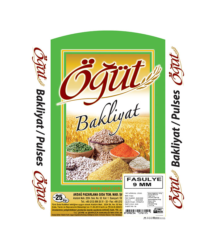 Fasulye 9mm (25kg) Öğüt Yerli 9mm Fasulye (25kg) - Görsel 1