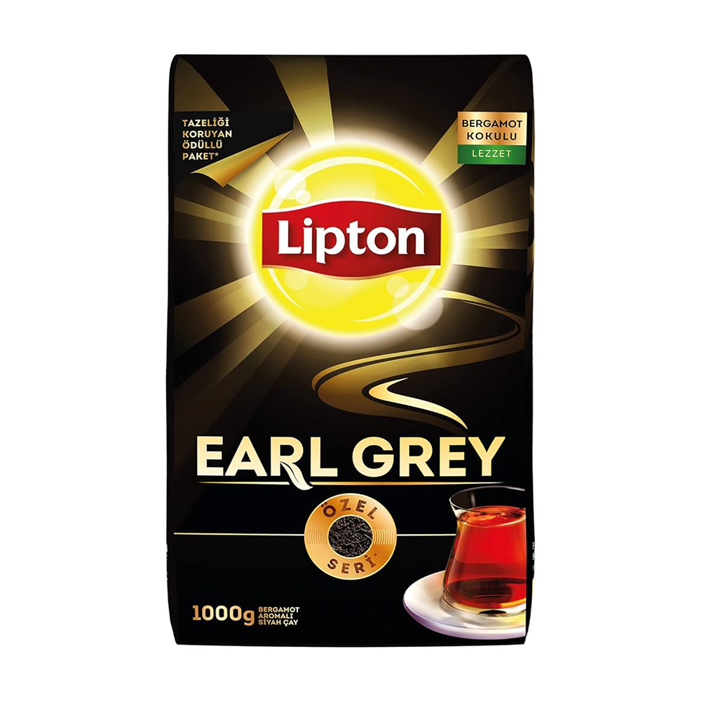 Lipton Earl Grey Label Dökme Çay (1kg) (9adet) Lipton Earl Grey Dökme Çay (1kg) (9adet) - Görsel 1