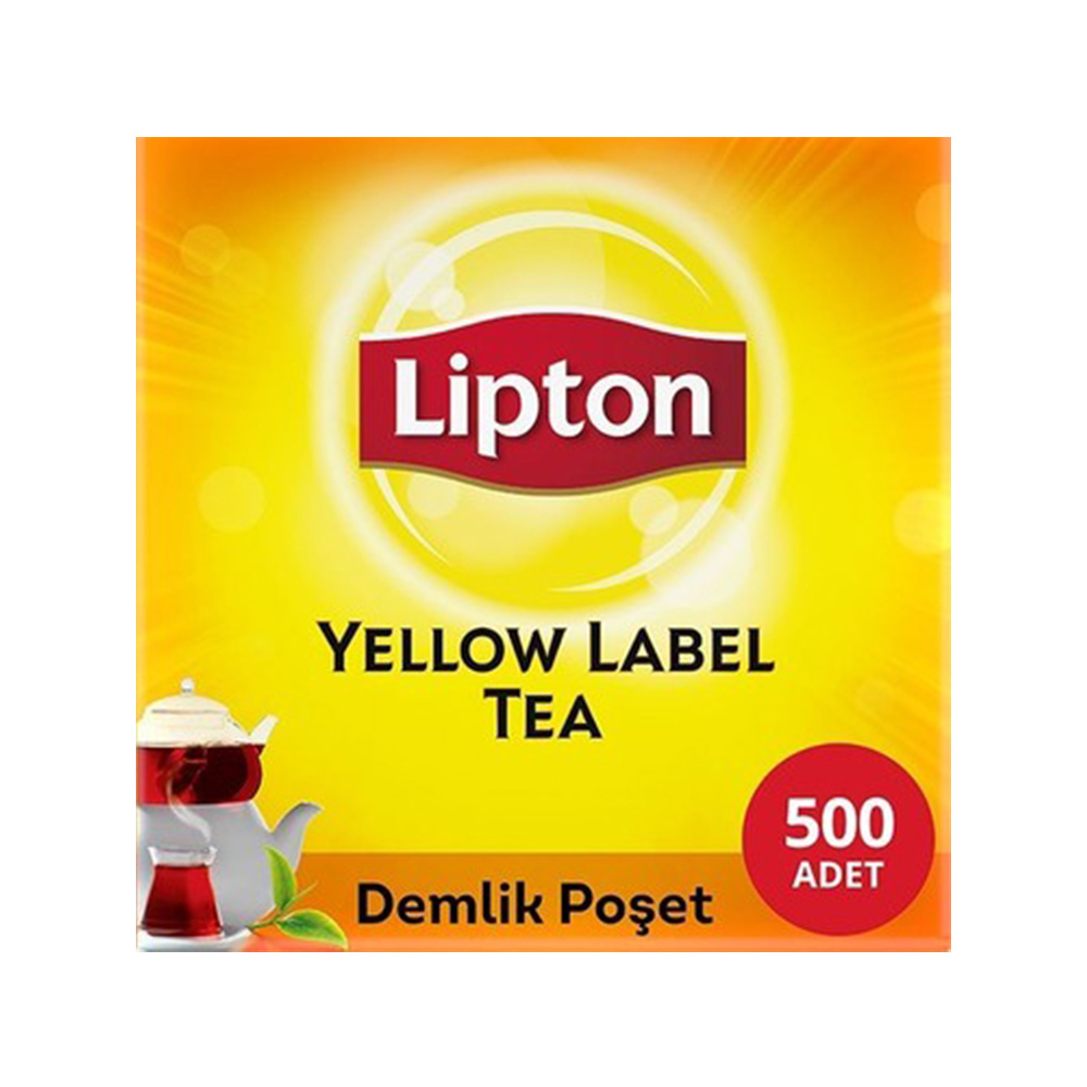 Lipton Yellow Label Demlik Poşet Çay (3,2gr) (500adet) Lipton Yellow Label Demlik Poşet Çay (3,2gr) (500adet) - Görsel 1