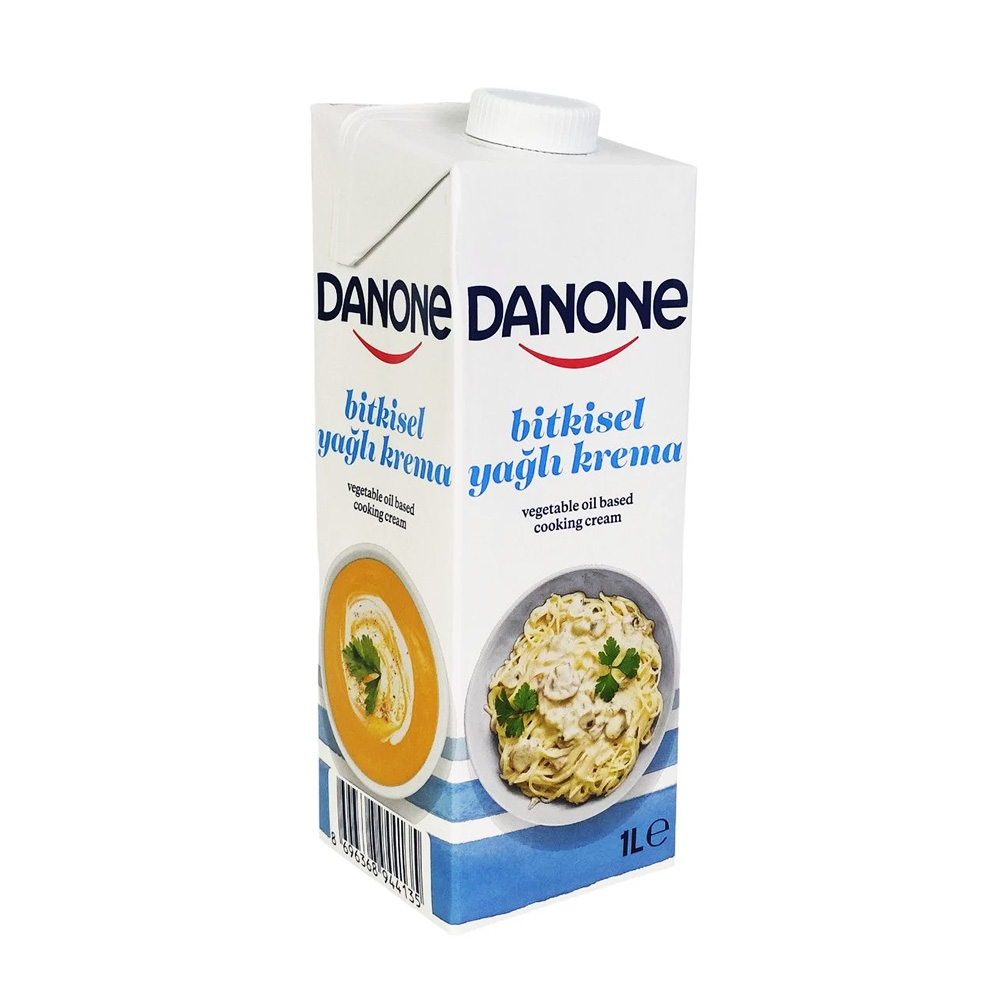 Danone Bitkisel Krema (1lt) (12adet) Danone Bitkisel Krema (1lt) (12adet) - Görsel 1